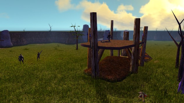 Amee Pass - posing at outpost